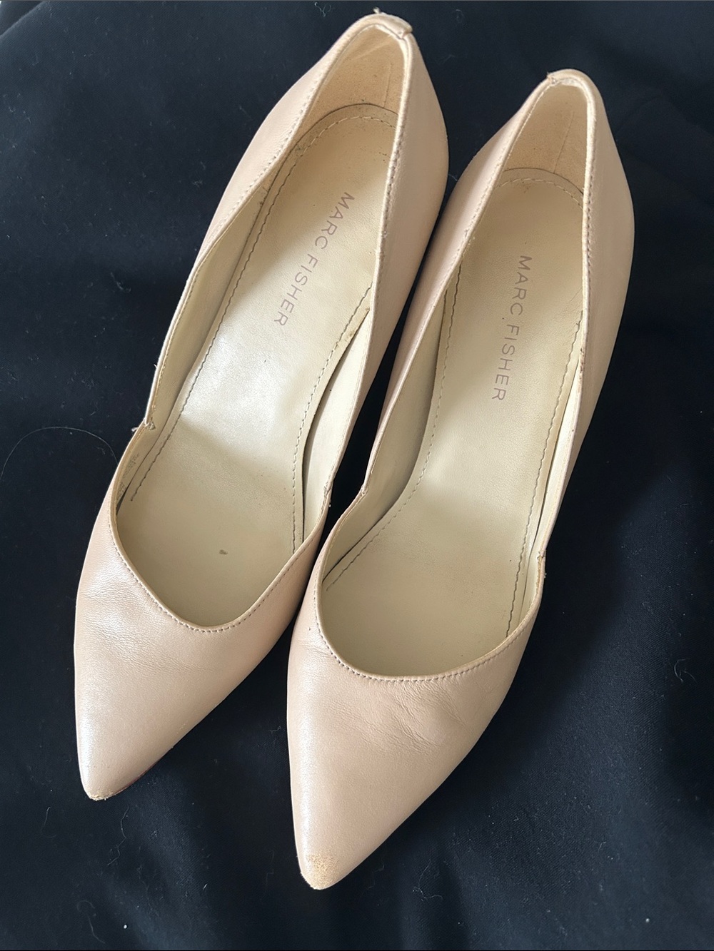 Marc Fisher Beige Tuscany Pump Sz 8 M
